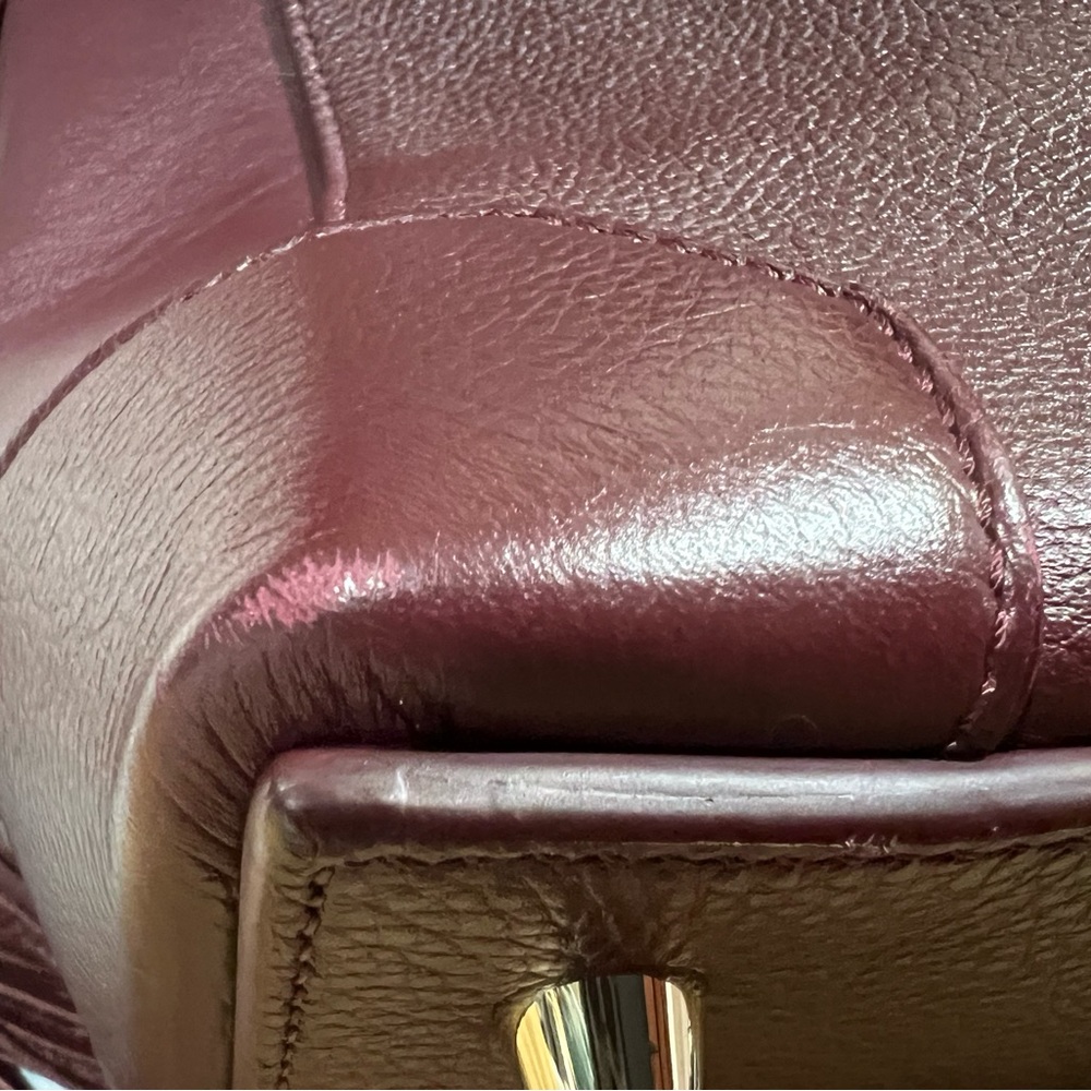 EUC Christian Louboutin Eloise Hobo Shoulder, Maroon Color - Picture 16 of 16